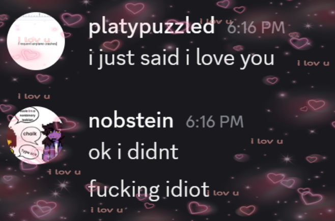 me being mean to nathan