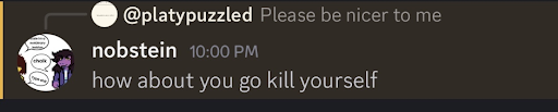 me being mean to nathan