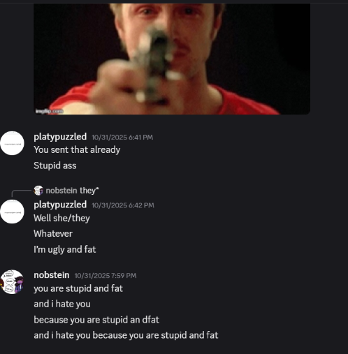 me being mean to nathan